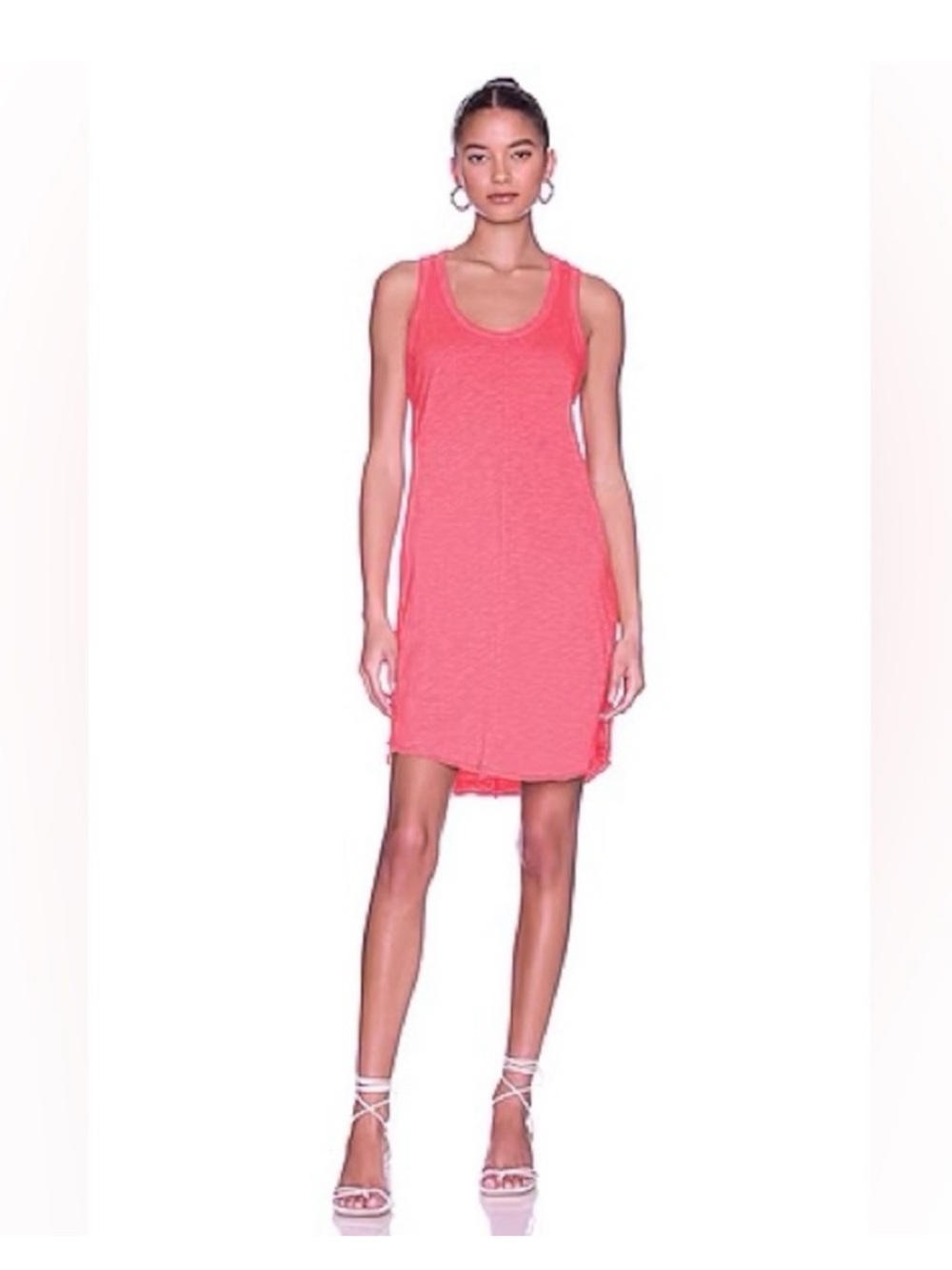 NWT Bobi LoS Angeles Casual Tank Dress in Cocktail Jersey Cotton Sz S